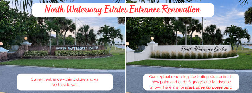 North Waterway Estates Entrance Renovation